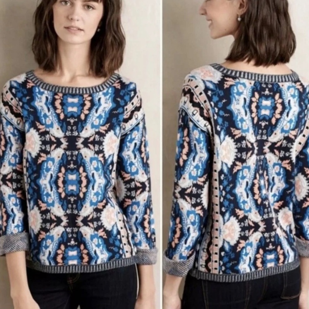 ANTHROPOLOGIE Brand MOTH I Sweater Cabine Pullover Size Medium